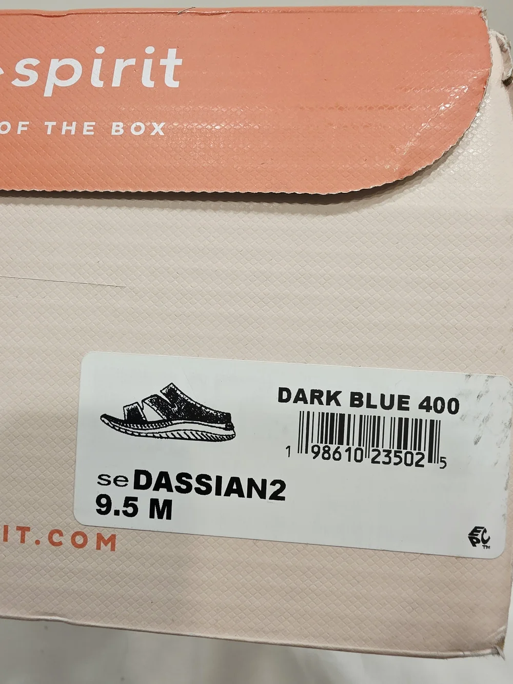 Easy Spirit Navy Dassian Triple-Strap Slide Sandals with Gray Footbed